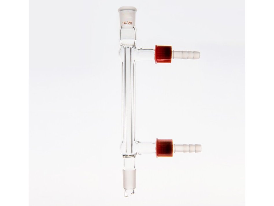 MSE PRO High Water Speed Straight Condenser, with Detachable Nozzle, 14/20, Interlayer Length: 110mm