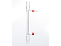 MSE PRO High Water Speed Straight Condenser, with Detachable Nozzle, 24/40, Interlayer Length: 200mm - MSE Supplies LLC