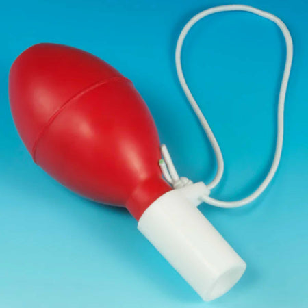 Globe Scientific Pipette Bulb, Safety,Universalsynthetic Rubber, Red/White