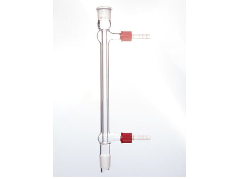 MSE PRO High Water Speed Straight Condenser, with Detachable Nozzle, 19/22, Interlayer Length: 200mm