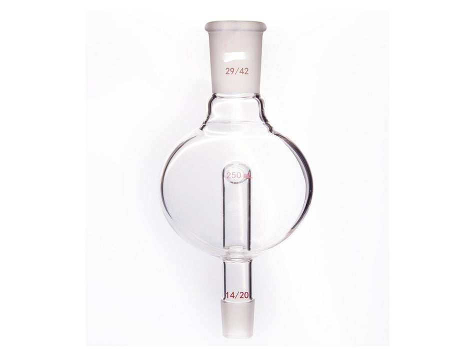 MSE PRO Splash-Proof Balls, Upper Mouth: 29/42, Lower Mouth: 14/20, 250mL - MSE Supplies LLC