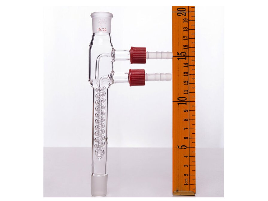 MSE PRO Snake Type Reflux Condenser, 19/22, Interlayer Length 100mm ...