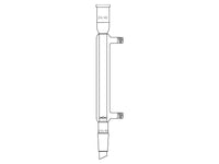 MSE PRO Insulated Sandwich Fractionating Column, with Detachable Nozzle, 24/40, Condensing Part Length 200mm