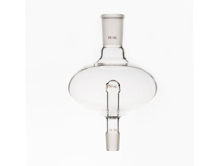 MSE PRO Flat Splash-Proof Balls, Upper Mouth: 29/42, Lower Mouth: 14/20, 250mL - MSE Supplies LLC