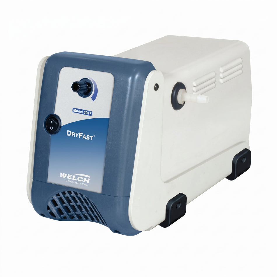 Welch 2044 DryFast 1.2 cfm Chemical Duty PTFE Diaphragm Vacuum Pump AI image
