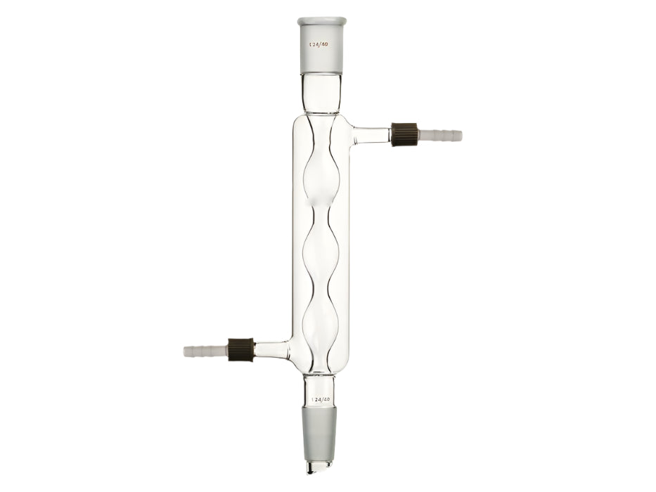 MSE PRO Spherical Condenser, with Detachable Nozzle, 24/40, Interlayer Length 200mm, φ8mm Nozzle
