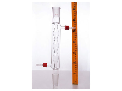 MSE PRO Spherical Condenser, with Detachable Nozzle, 29/42, Interlayer Length 200mm, φ8mm Nozzle