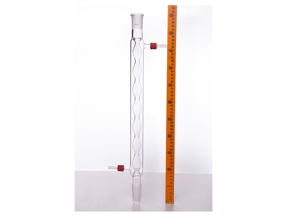 MSE PRO Spherical Condenser, with Detachable Nozzle, 29/42, Interlayer Length 400mm, φ8mm Nozzle