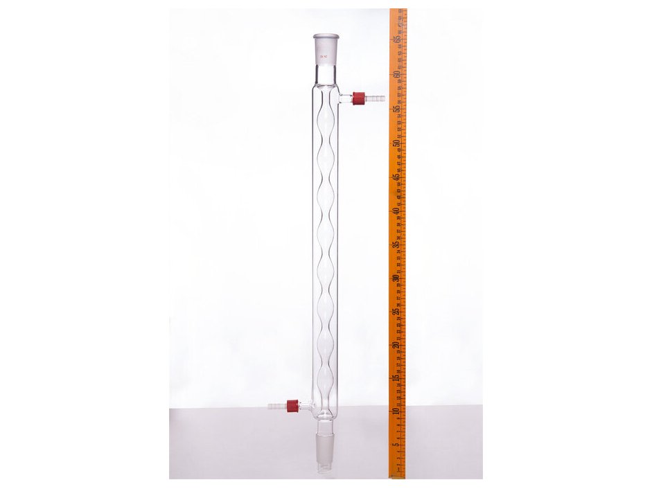 MSE PRO Spherical Condenser, with Detachable Nozzle, 29/42, Interlayer Length 500mm, φ8mm Nozzle