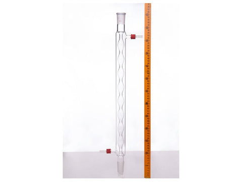 MSE PRO Spherical Condenser, with Detachable Nozzle, 29/42, Interlayer Length 500mm, φ8mm Nozzle