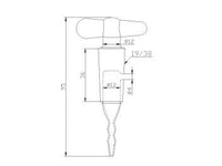 MSE PRO Infusion Catheter Piston, 19/38