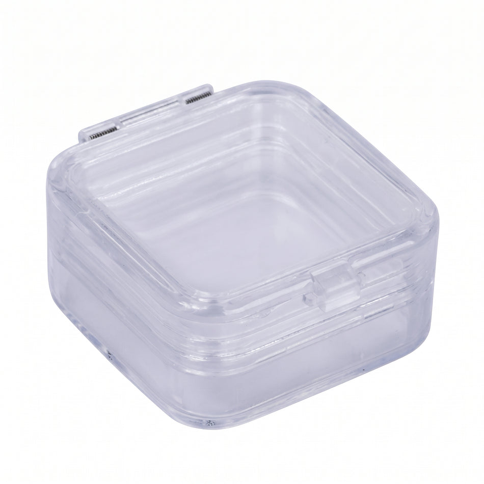 Pack of 4 MSE PRO Plastic Membrane Boxes (50x50x16 mm) for Delicate Materials Storage AI image