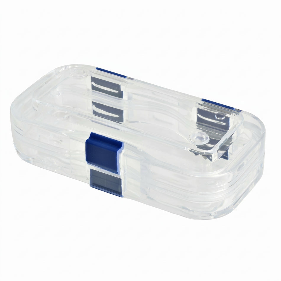 MSE PRO Plastic Membrane Box (100x50x30 mm) for Delicate Materials Storage AI image