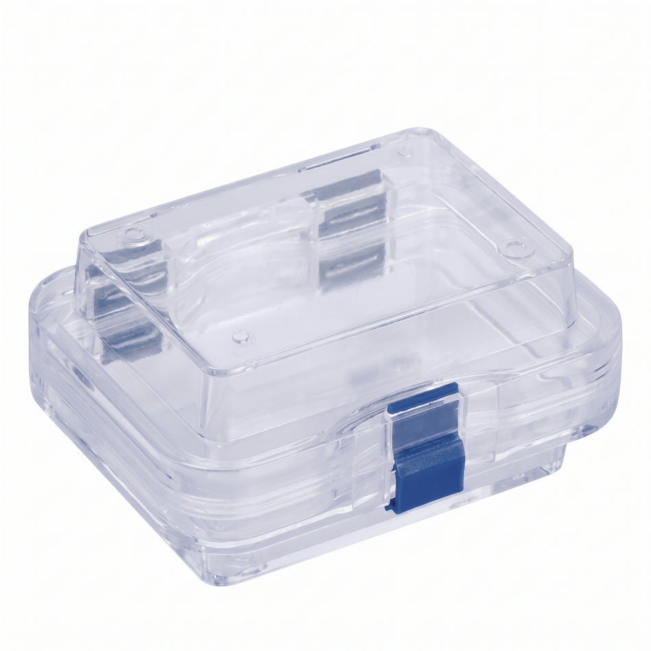 MSE PRO Plastic Membrane Box (100x76x50 mm) for Delicate Materials Storage AI image