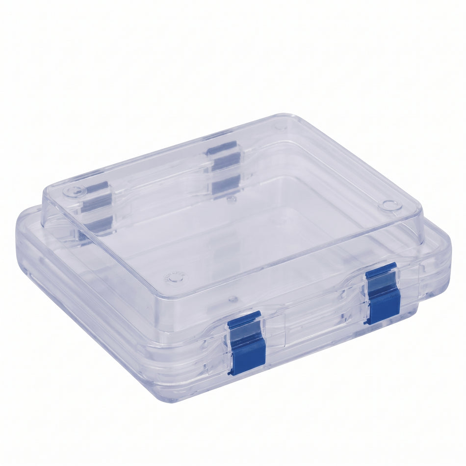 MSE PRO Static Dissipative (ESD Safe) Plastic Membrane Box (150x125x50 mm) for Delicate Materials Storage AI image