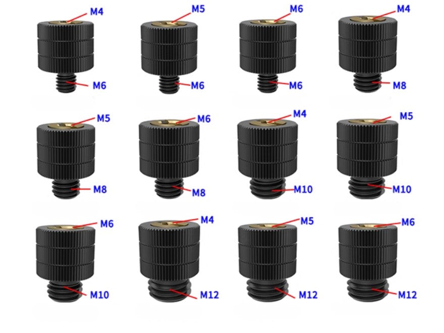 MSE PRO Male to Female Screw Adapter Rods - MSE Supplies LLC