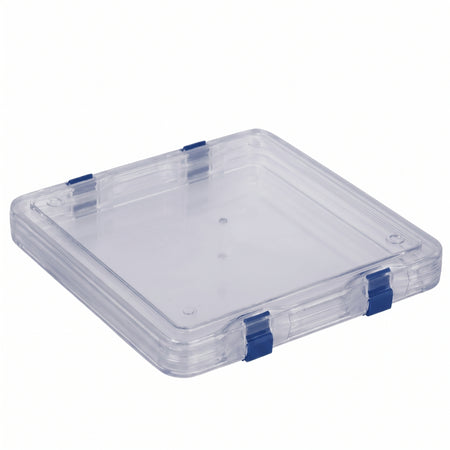 MSE PRO Plastic Membrane Box (175x175x26 mm) for Delicate Materials Storage AI image