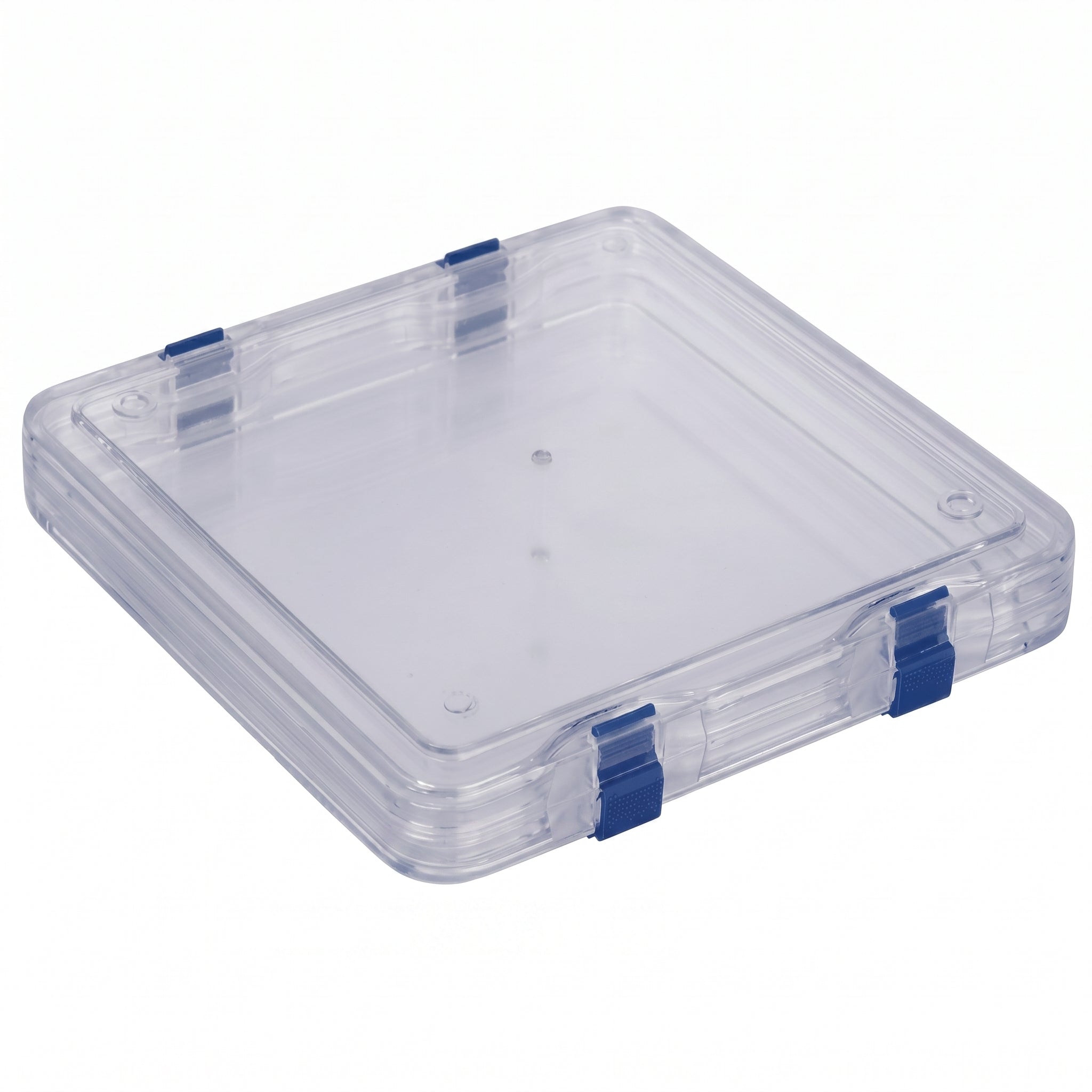 MSE PRO Static Dissipative (ESD Safe) Plastic Membrane Box (175x175x26 mm) for Delicate Materials Storage AI image