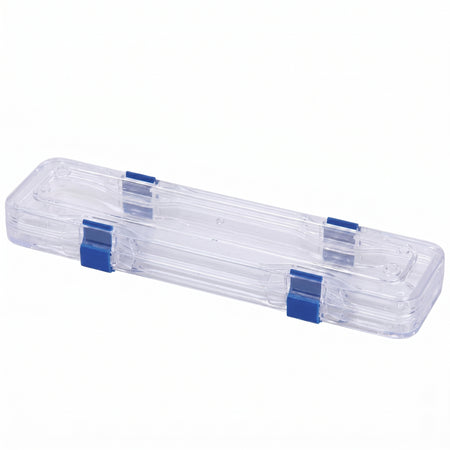 MSE PRO Plastic Membrane Box (200x50x25 mm) for Delicate Materials Storage AI image