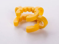 MSE PRO Grinding Mouth Plastic Clip, 14/20, 5 Pieces/Pack (Yellow)