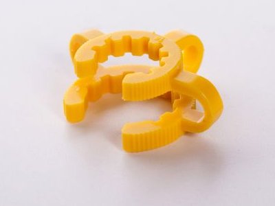 MSE PRO Grinding Mouth Plastic Clip, 14/20, 5 Pieces/Pack (Yellow)