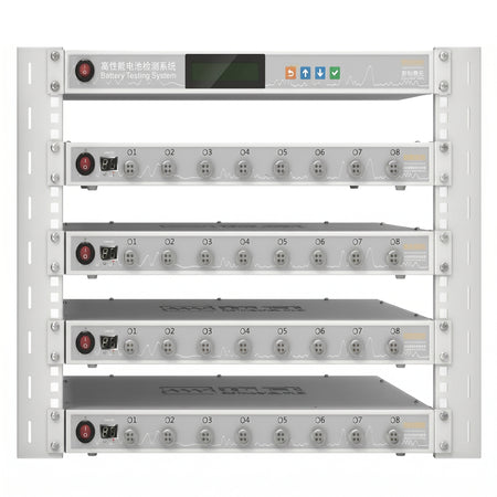 Rack for Holding Neware CT-4008T Series Battery Testing System (up to 4 units) AI image