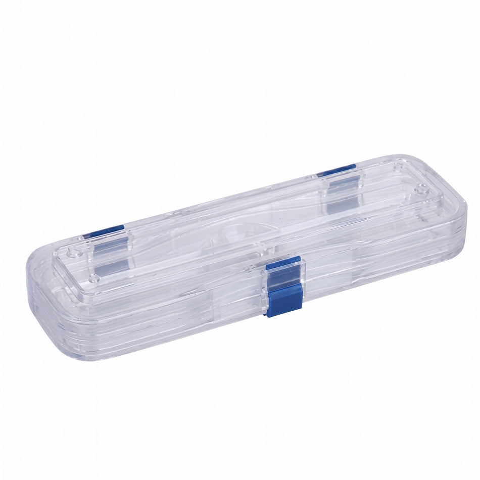 MSE PRO Static Dissipative (ESD Safe) Plastic Membrane Box (180x54.5x30 mm) for Delicate Materials Storage AI image