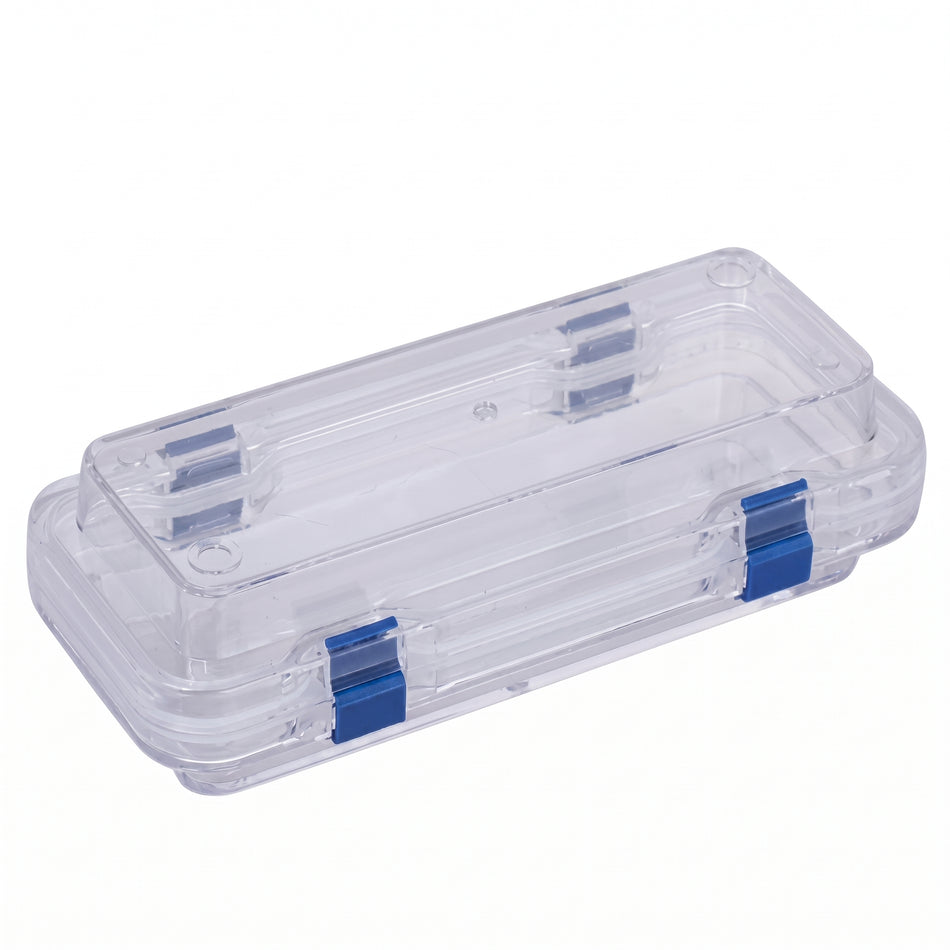 MSE PRO Static Dissipative (ESD Safe) Plastic Membrane Box (175x75x50 mm) for Delicate Materials Storage AI image