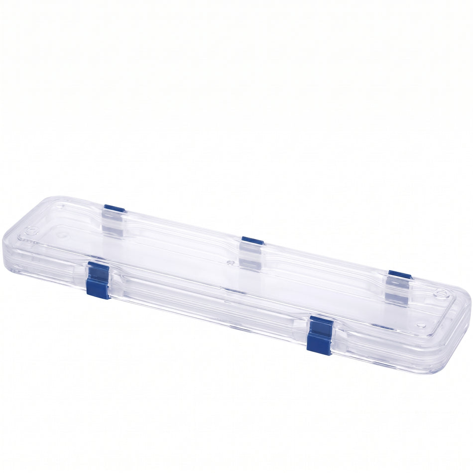 MSE PRO Static Dissipative (ESD Safe) Plastic Membrane Box (300x75x26 mm) for Delicate Materials Storage AI image