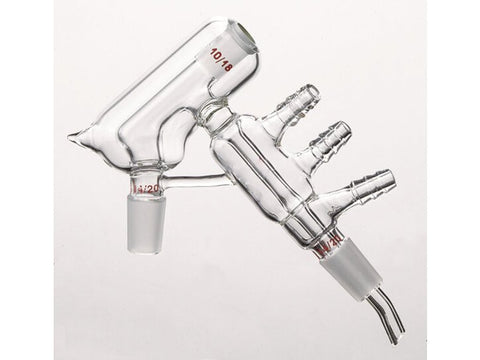 MSE PRO Micro-Still with Interlayer, Grinding Mouth: 14/20, Thermometer Grinding Mouth: 10/18