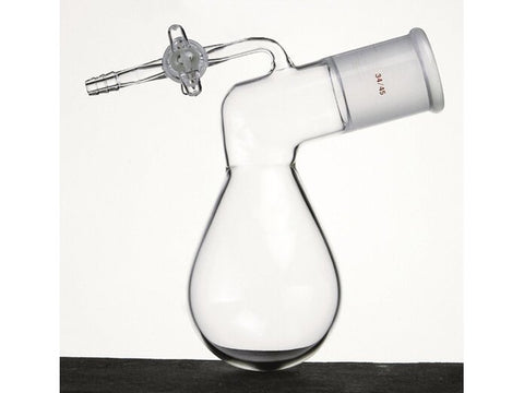 MSE PRO Elemental Analysis Drying Bottle, 34/45, 2mm Glass Door