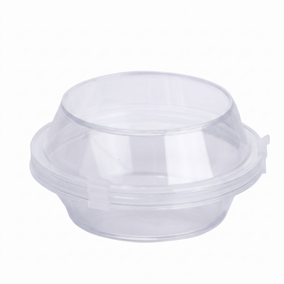 MSE PRO Static Dissipative (ESD Safe) Plastic Membrane Box (Φ80x40 mm) for Delicate Materials Storage AI image