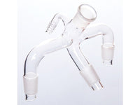 MSE PRO Three-Way Distillation Receiving Tube, with Small Nozzle, Grinding Mouth: 19/22