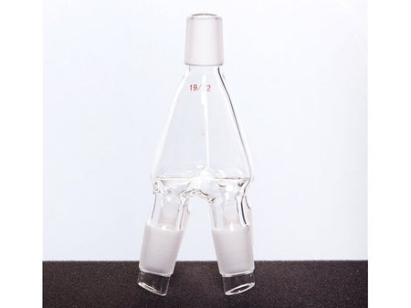 MSE PRO Four-Way Distillation Receiving Tube, Male Grinding Mouth: 19/22, Lower Part in the Picture and the Upper Part A551420 is Purchased Separately