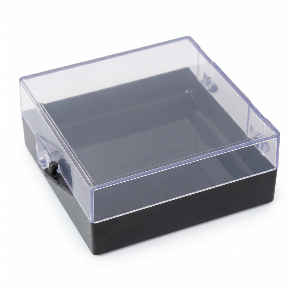 MSE PRO Pack of 10 Antistatic Sticky Gel Carrier Boxes (68x68x22.7 mm) for Delicate Materials Storage AI image