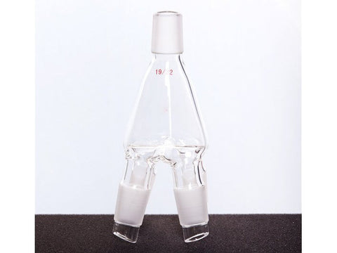 MSE PRO Four-Way Distillation Receiving Tube, Male Grinding Mouth: 19/22, Lower Part in the Picture and the Upper Part A551420 is Purchased Separately