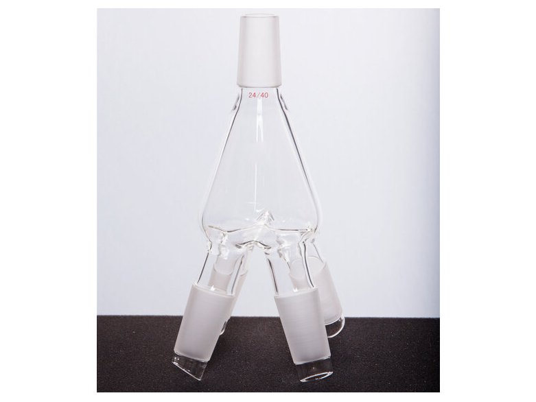 MSE PRO Four-Way Distillation Receiving Tube, Male Grinding Mouth: 24/40, Lower Part in the Picture and the Upper Part A551420 is Purchased Separately