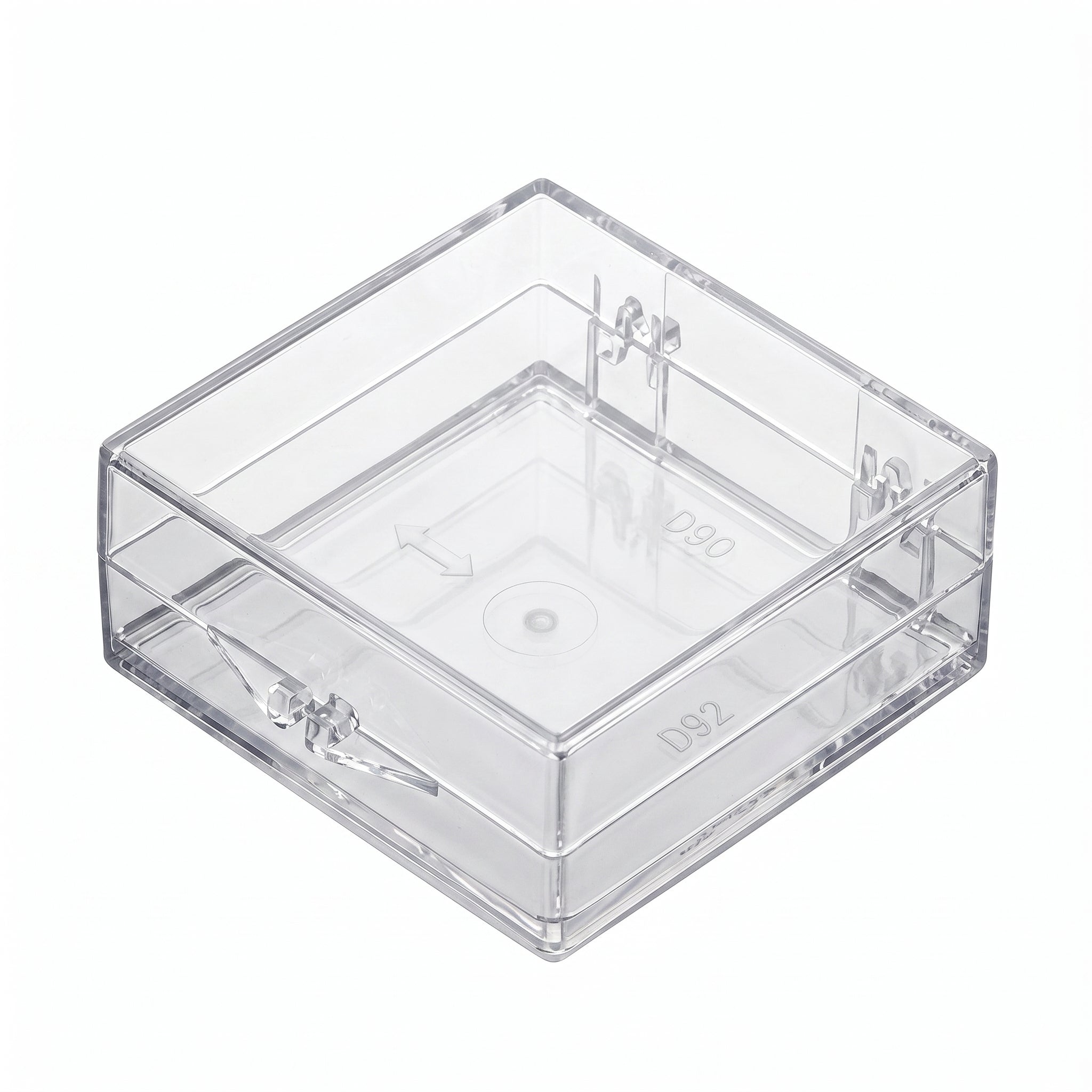 MSE PRO Pack of 10 Sticky Gel Carrier Boxes (67.4x67.4x29 mm) for Delicate Materials Storage AI image