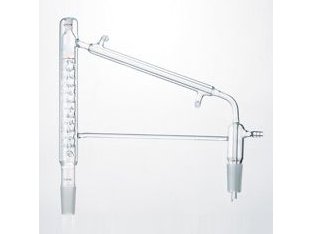 MSE PRO Integrated Sandwich Vertical Thorn Micro Distillation Head, 24/40, 10/18, Length × Width: 325 × 350