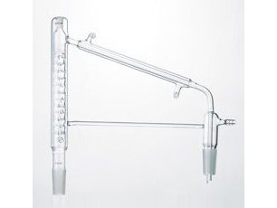 MSE PRO Integrated Sandwich Vertical Thorn Micro Distillation Head, 24/40, 10/18, Length × Width: 425 × 350
