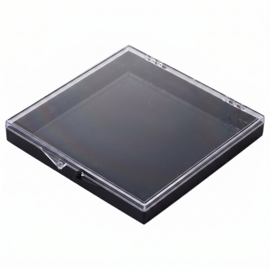 MSE PRO Antistatic Sticky Gel Carrier Boxes (148.5x148.5x21 mm) for Delicate Materials Storage AI image