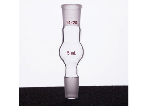 MSE PRO Continuous Distillation Ball, 14/20, 5mL, Ball Outer Diameter: 25mm, Total Height: 80mm