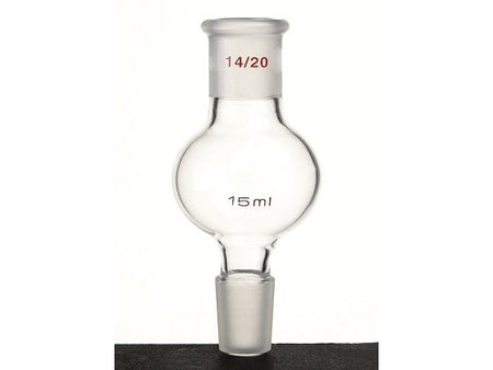 MSE PRO Continuous Distillation Ball, 14/20, 15mL, Ball Outer Diameter: 35mm, Total Height: 90mm