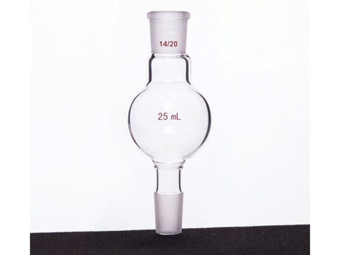 MSE PRO Continuous Distillation Ball, 14/20, 25mL, Ball Outer Diameter: 42mm, Total Height: 98mm