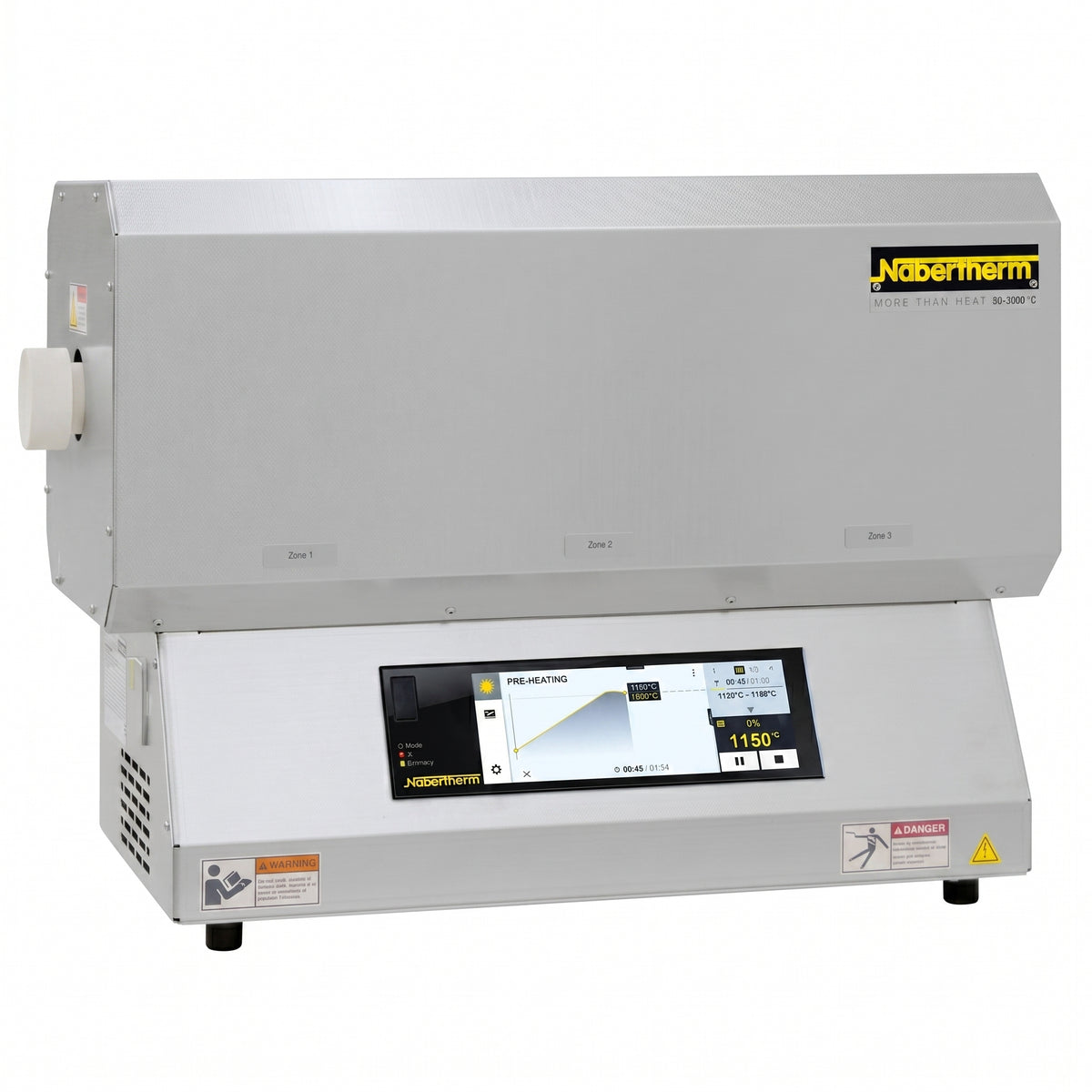 Nabertherm 1300°C Economy Compact Tube Furnace R 120/500/13 AI image