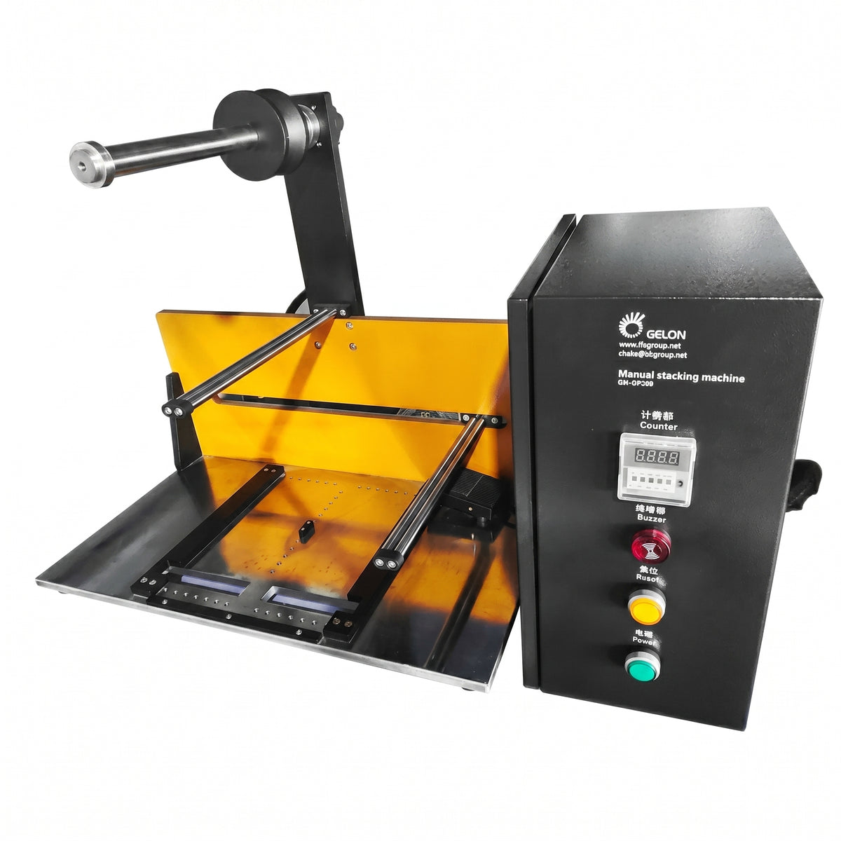Gelon Benchtop Manual Electrode Stacking Machine for Pouch Cell Research AI image