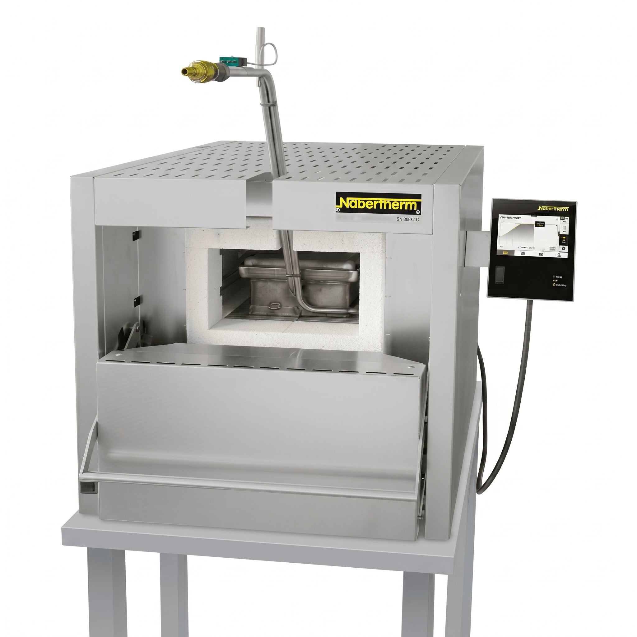 Nabertherm 1280°C High Performance Chamber Furnace N 7/H for Annealing, Hardening and Brazing AI image