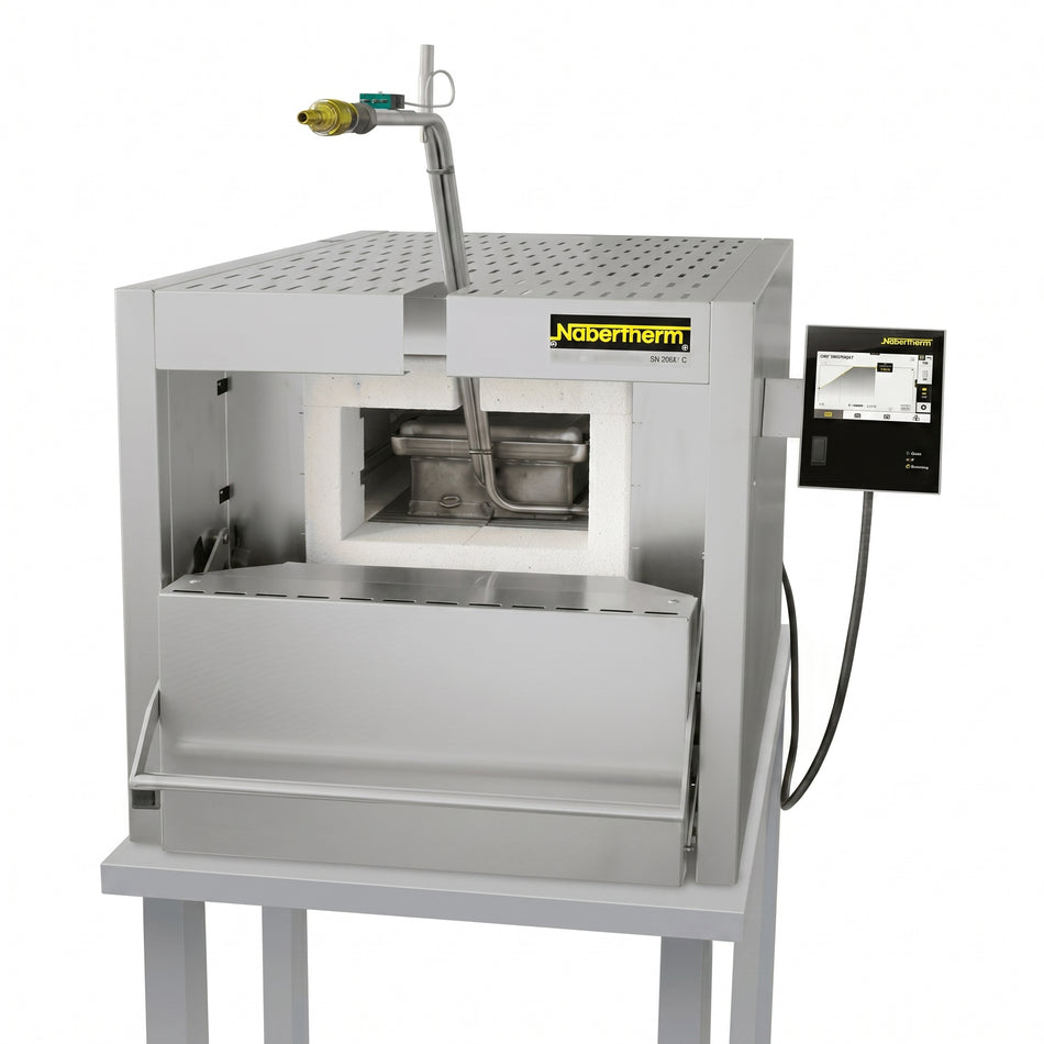 Nabertherm 1280°C High Performance Chamber Furnace N 7/H for Annealing, Hardening and Brazing AI image