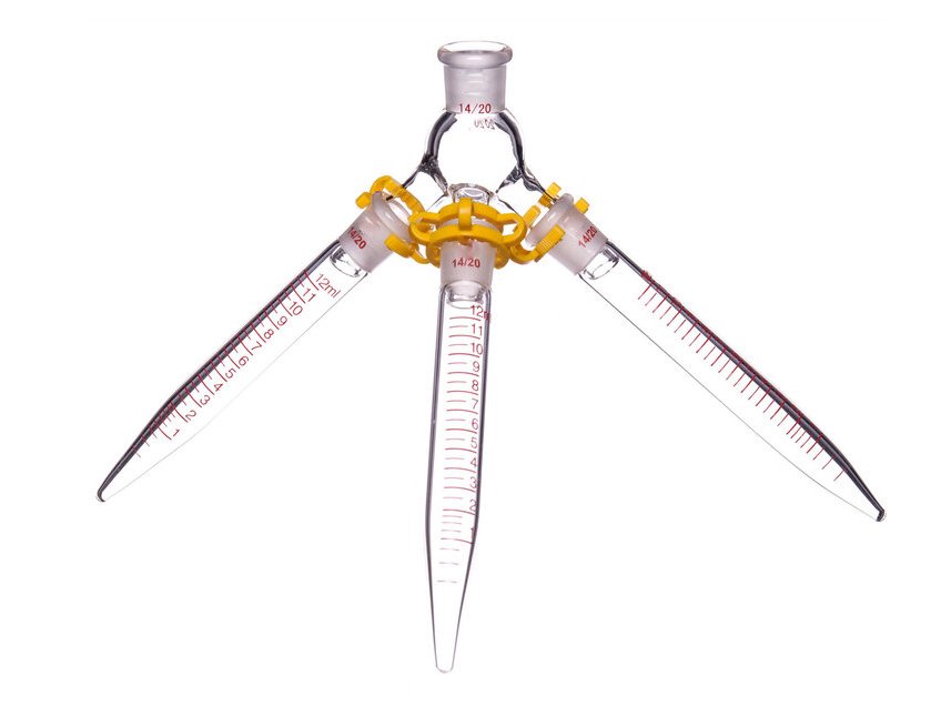 MSE PRO Trident Receiving Tube, Grinding Mouth: 14/20