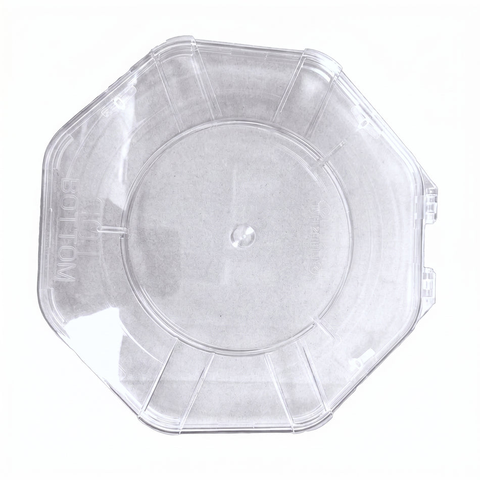MSE PRO 8 inch 200 mm Single Wafer Carrier Case (Pack of 10), Polypropylene, Cleanroom Class 100 Grade AI image